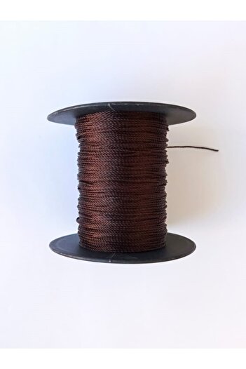 Eskişehir hobi sanat 0,8 mm 50 μέτρα κορδόνι Tasbih Bitter Brown Χρώμα