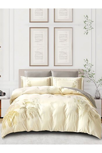 Donetella 6-Piece Printed Duvet Cover Set, King Size 220 x 240cm, Microfiber,( Without filler).