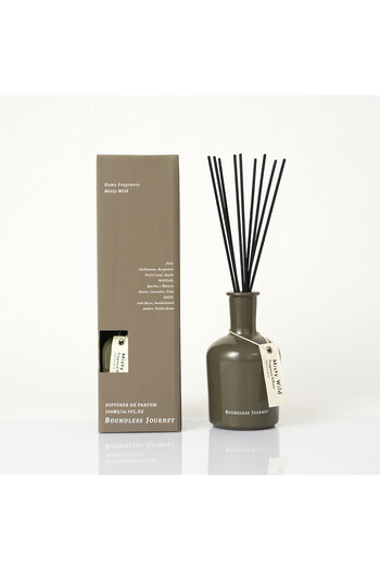 homez Diffuser with sticks 500ml misty wild fragrance- green