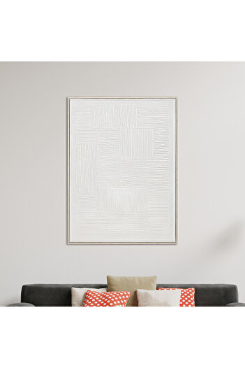 homez canvas art in wooden frame with sandy texture 90* 120*4.5cm