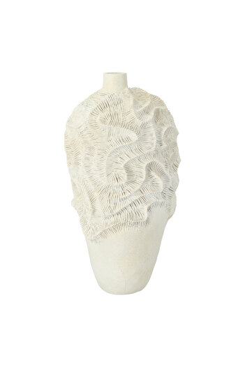 homez Off-white resin coral vase 21.5*22.7*41.2cm