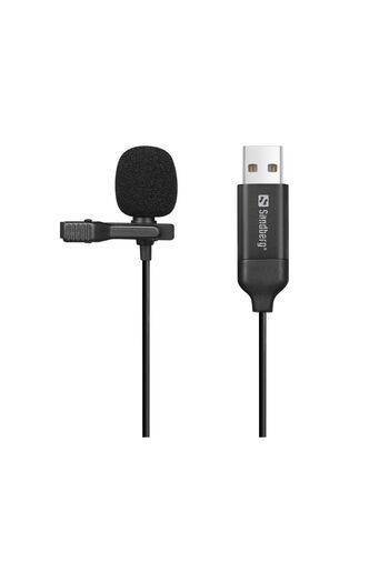 Sandberg Streamer USB Clip Microphone, 126-40
