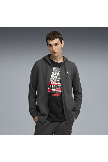 Puma Pánská mikina Essentials se zvýšenou kapucí