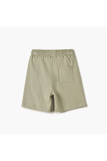 giggles Solid Shorts with Drawstring Closure and Pockets