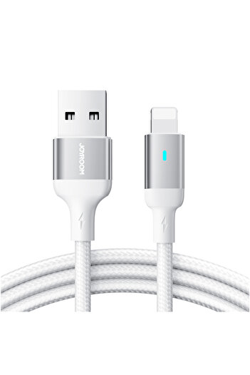 Joyroom Cablu USB pentru iPhone A10 - Lightning 2.4A 1.2m alb