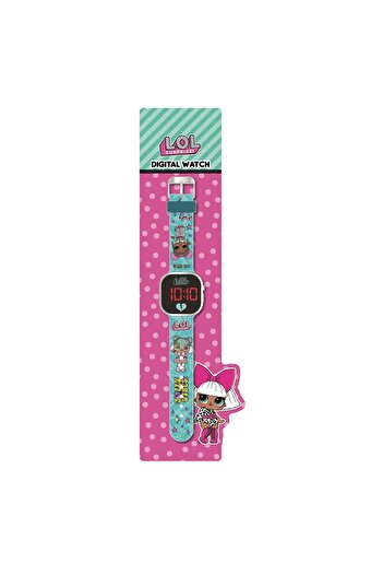 MiniFlak Lol Surprise! Licensed Lol8003 Turquoise Square Led Children's Watch