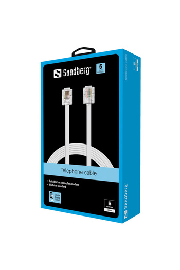 Inna marka Kabel telefoniczny Sanberg RJ11-RJ11 5 m 502-52
