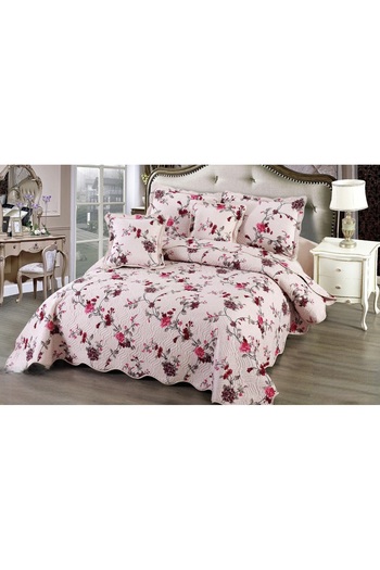 CHIRASO Fine Cotton Duvet Cover Set, Duvet Cover 230x250cm, 2 Pillowcases 60x80cm, 2 Pillowcases 55x55cm