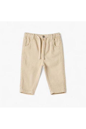 Juniors Boys' Regular Fit Jeans with Button Closure