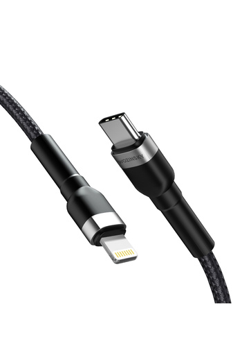 WOZINSKY Kabel przewód do iPhone USB-C - Lightning PD 30W 2m czarny
