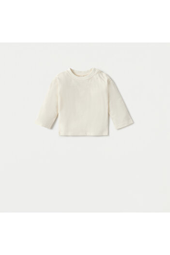 giggles Solid Long Sleeves T-shirt and Dungaree Set