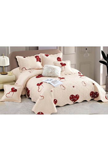 CHIRASO Fine Cotton Duvet Cover Set, Duvet Cover 230x250cm, 2 Pillowcases 60x80cm, 2 Pillowcases 55x55cm