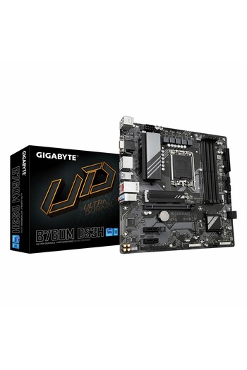 Gigabyte B760m-ds3h-ddr5 Intel B760 Socket 1700 Ddr5 7600mhz Matx Gaming (PLAYER) Placă de bază