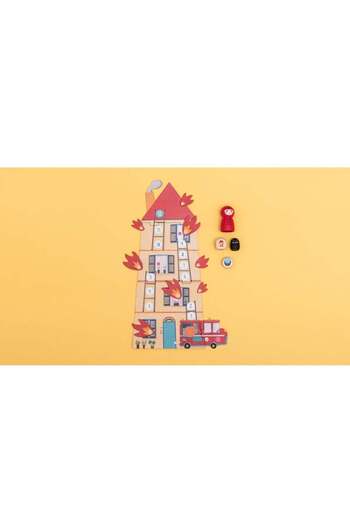 Londji Firefighters Save the Cat, cooperative game pocket version,