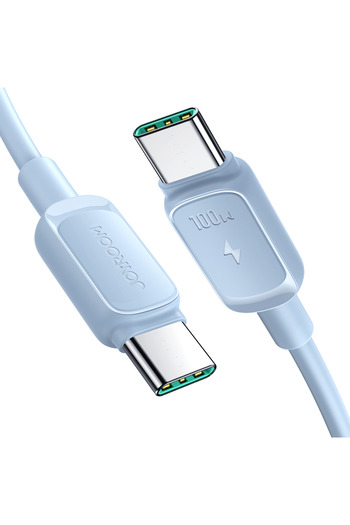 Joyroom Cablu USB-C - USB-C 100W 1.2m albastru