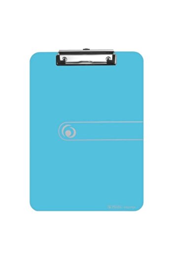 Herlitz Clipboard simplu, format A4, material PP, culoare albastru transparent