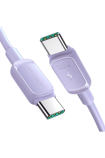 Joyroom Cablu USB-C - USB-C 100W 1,2 m violet