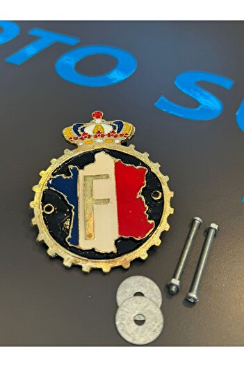 OTO SÜSLEN İSTANBUL Fransa Bayrak Gold Metal Panjur Aksesuar