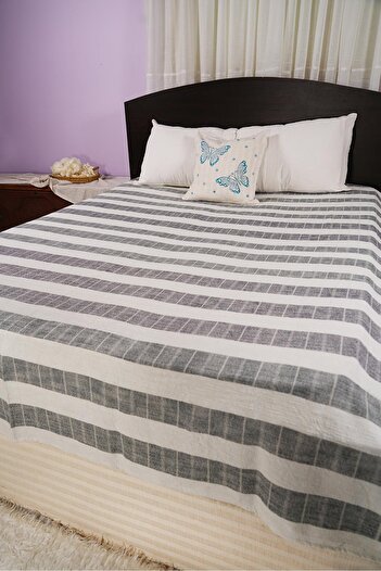 Defne&Apollon İpekçilik Natural Line – Handwoven 80% Cotton 20% Linen Double Pique - Mixed Color3