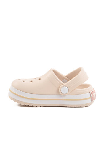 AYAKMOD Ecru Eva Lightweight Unisex Children's Sabo Slippers 214 P