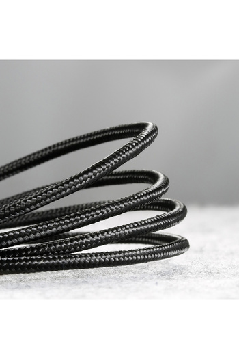 Baseus Wytrzymały elastyczny kabel przewód USB microUSB QC3.0 2.4A 1M czarno-czerwony