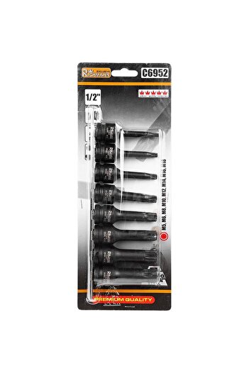 richmann exclusive Spline impact socket set, M5-M18, 1/2&#8221;, Richmann Exclusive