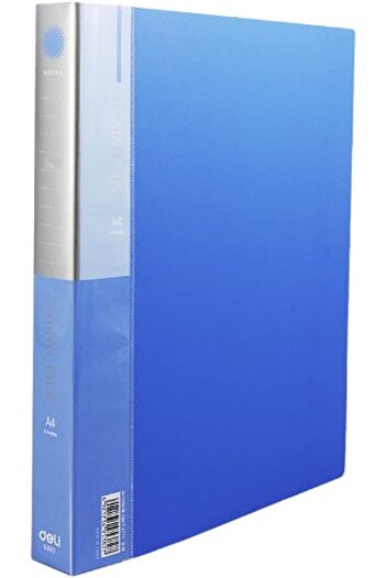 Deli E5382 2.5 cm A4 2O Ring Binder File, Assorted