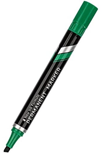 Deli Think 1.5-5 mm Chisel Tip Permanent Marker, Green