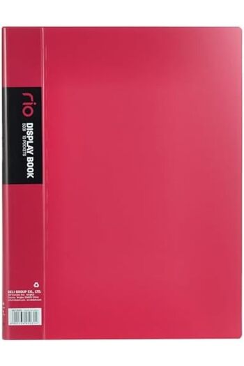 Deli E5031 Display Book, Assorted Colors