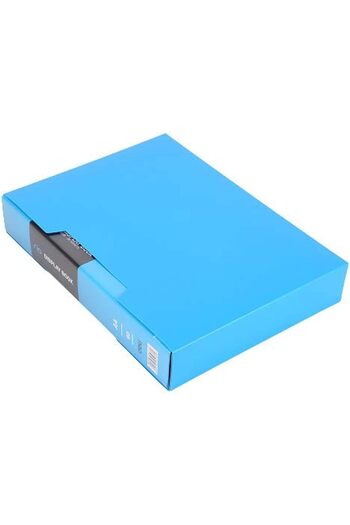Deli E5036 80-Pocket Display Book, A4 Size, Assorted