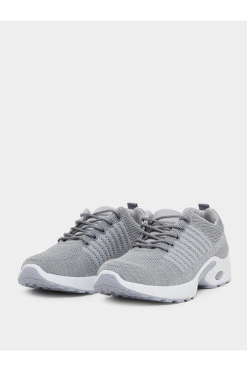 Styli Lace Up Knitted Upper Sneakers