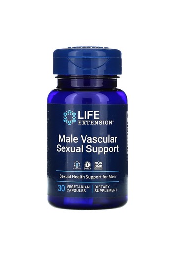 Life Extension , Male Vascular Sexual Support, 30 Vegetarian Capsules