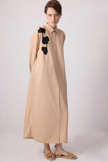 Touché Privé Embroidery Detailed Shirt Dress