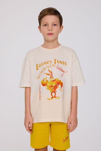 Iceberg Boy Kırık White Tshirt
