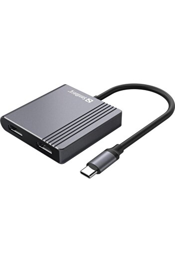 Sandberg Dock USB-C 2xHDMI+USB+PD, 136-44
