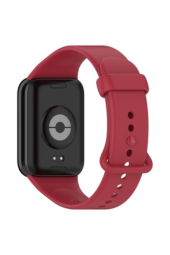 REDz Accessories Sport Strap for Xiaomi Mi Band 8 Pro / Band 9 Pro / RedMi Watch 4, Adjustable, Silicone, Red