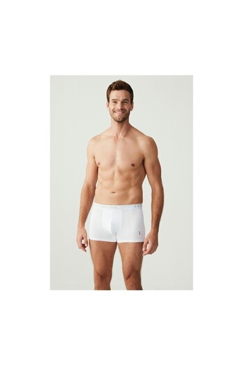 U.S. Polo Assn. Men's Licensed 95% Cotton 5% Elastane Fit Boxer 3-Piece Boxed Package
