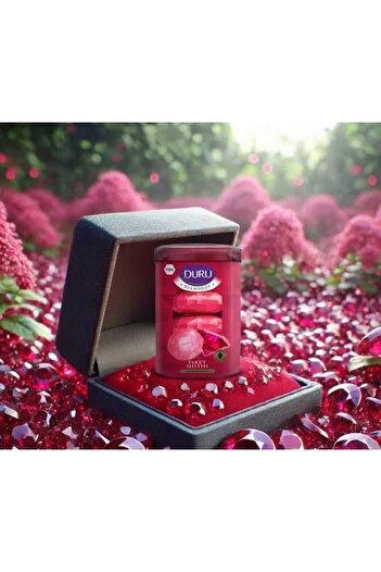 Duru Diamonds Ruby Radiance Beauty Soap – Set of 4 |   Special Formula for Radiant Skin