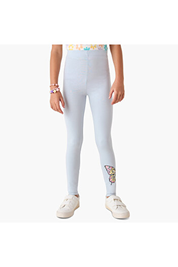 Juniors Printed Leggings with Elasticated Waistband