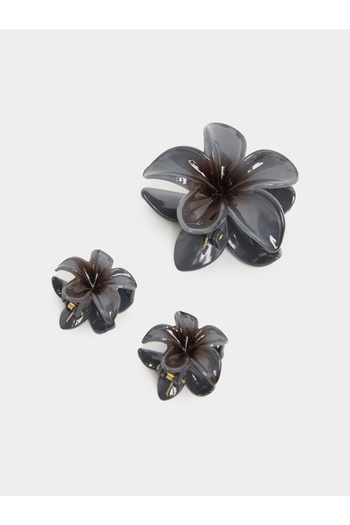 Styli Set of 3 - Floral Hair Claw