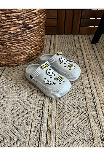 Behtah Kundura Girls Boys Jibbitz Fancy Gift Closed Front Garden Pool Daily Sandals Slippers