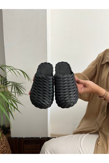 Behtah Kundura Closed Front Non-Slip Sole Slippers Balcony Bathroom Pool Seaside Beach Pool Daily Slippers