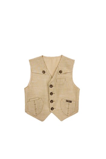 Doctor junior Boy's Yellow Vest Y8007