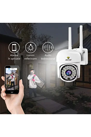 Jortan WiFi surveillance camera 2MP, Full HDYoosee, White + 32GB Card