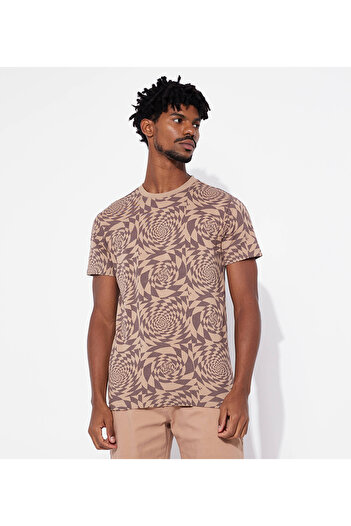 Aeropostale AERO GUYS AOP REGULAR FIT T-SHIRT