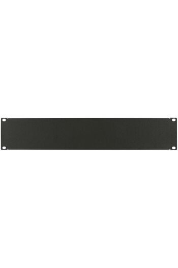 Lanview Panou de acoperire negru 2U 19", tip cu șuruburi, RAB105BL