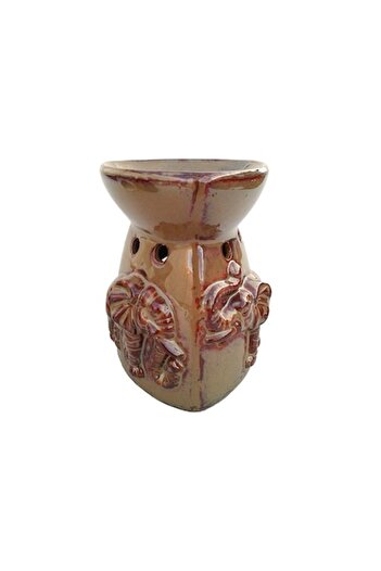 OEM Ceramic Support for Aromatic Oils with Elephant, 10 x 12 cm