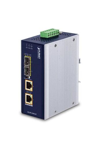 3kplanet Planet Industrial 2-Port 100/1000X, IGUP-2205AT