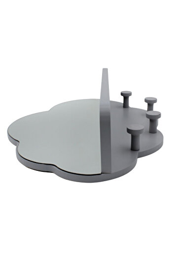 Gift Design Gray MDF mirror hanger 39x28cm
