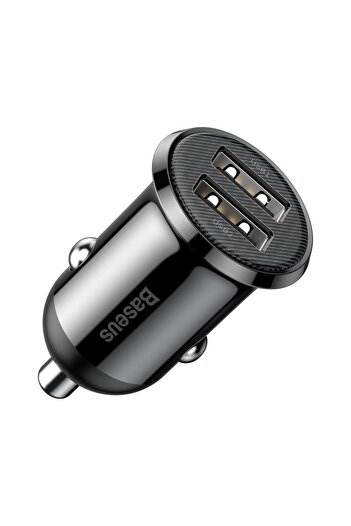Baseus Ładowarka samochodowa Grain PRO 2x USB 4.8A czarny
